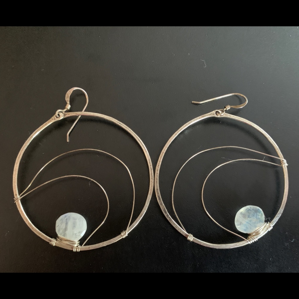 Handmade silver earrings